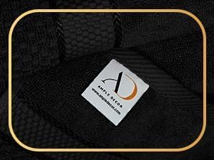 Ample Decor Washcloth Set of 200 Black 100% Cotton - Qucik Dry Popcorn Textured - Mulaayam Collection - 12 X 12 Inch