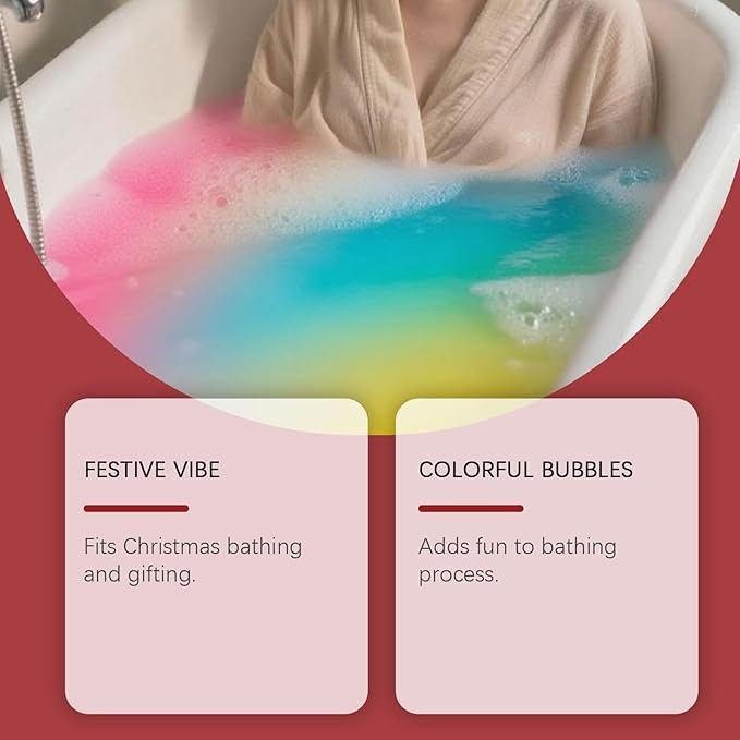 Bath Bombs Gift Set, Christmas Gifts,Gift Ideas for Her/Him, Wife, Girlfriend,3 Pack