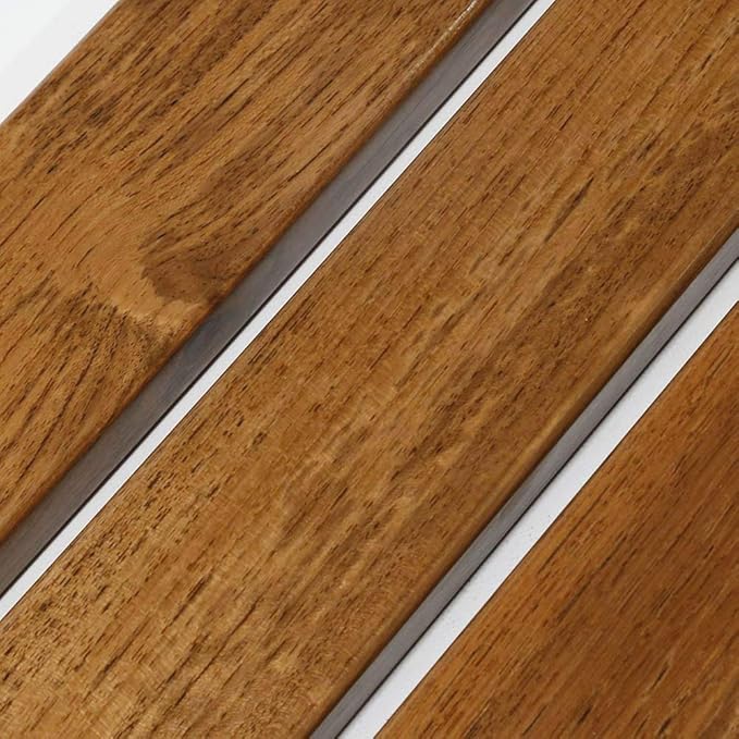 HomeAesthetics 20" Teak Wood Folding Wall Mounted Shower Seat Bench, Medical Wall Mount Foldable Fold Up Chair Bathroom Stool Foldaway Shower Seating, Clear Coated for Protection and Premium Smooth Fi