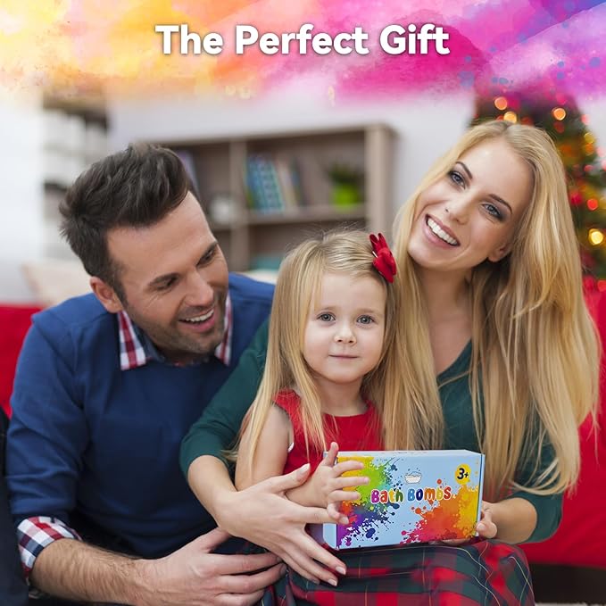 Bath Bombs Color Fizzies for Kids: 8 Pcs Scented Potion Bottles 14 Colors Water Tablets Organic Natural Shower Steamers Fun Science Toddler Foams Bubbles Sets Birthday Gift for Girls Boys Ages 3+ 4-8