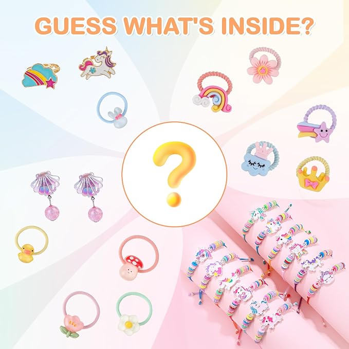 Unicorn Bath Bomb Gift Set 9 Packs for Girls and Boys, Handmade and Nature Bath Bombs with Surprise for Kids, Perfect for Bubble Bath, Christmas Birthday Gifts for Kids Toddler Women