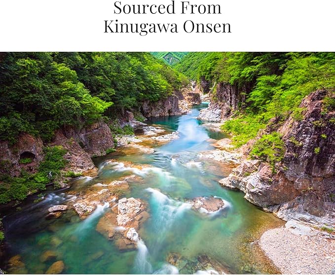 Onsen Bath Tablets 3-Pack: Japanese Hot Spring Minerals from Kinugawa, Relieve Stress, Soothe Muscles, Restore Energy, Detox & Hydrate Skin, Spa Bath Soak Tablets for Relaxation