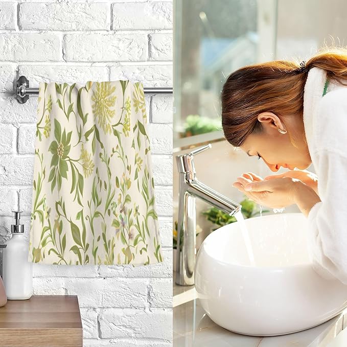 Pure Cotton,Luxury Towel Cotton Washcloth for Sensitive Skin 2 Pcs 16 x 28 in