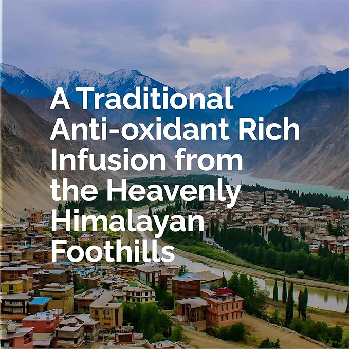 108 LIFE Natural Kashmiri Kahwa Herbal Tea | Rich in Antioxidants | 100% Natural | With Plant-Based Biodegradable Pyramid Tea Bags | 30 Tea Bags Pack