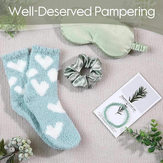 Sea Team 16-Pack Relaxing SPA Gift Set for Women, Shower Kit with Bath Bomb, Bath Salt, Handmade Soap, Cream, Essential oil, Gift Box Included, Olive