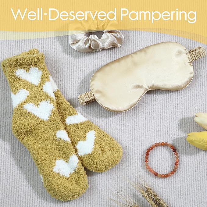 Sea Team 16-Pack Relaxing SPA Gift Set for Women, Shower Kit with Bath Bomb, Bath Salt, Handmade Soap, Cream, Essential oil, Gift Box Included, Chamomile