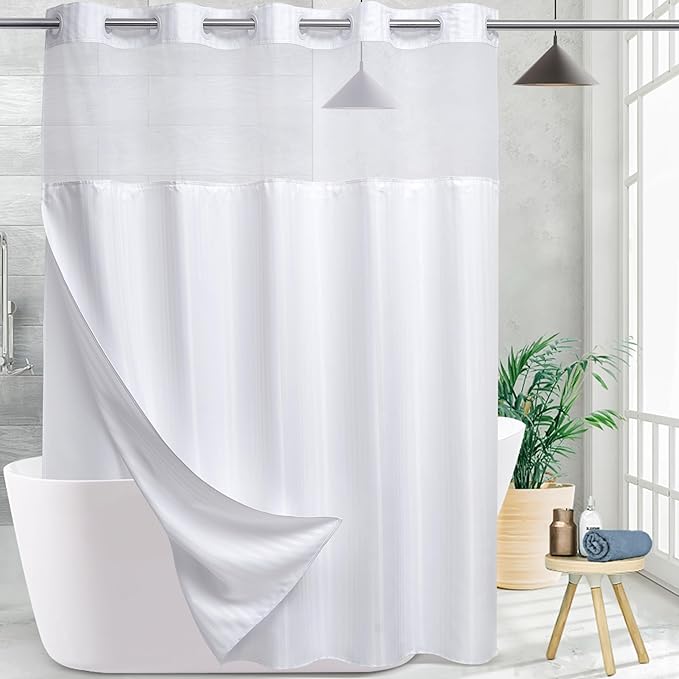 🛁 Shower Curtain – A Simple Change That Transforms Your Bathroom