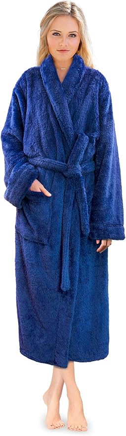 Wrap Yourself in Comfort: Women’s Hooded Plush Soft Robe