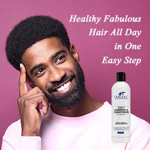 2 in 1 Shampoo and Conditioner 12 oz (2-Pack Gift Set) - Fragrance Free Conditioning Shampoo for Short to Medium Hairs - Color Safe - Sulfate Free Cleansing Conditioner for Sensitive Skin