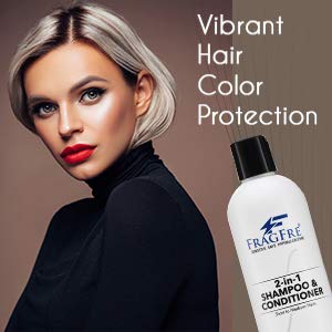 2 in 1 Shampoo and Conditioner 12 oz - Fragrance Free Conditioning Shampoo for Short to Medium Hairs - Color Safe Wash and Go - Sulfate Free Cleansing Conditioner for Sensitive Scalps (1 Pack)