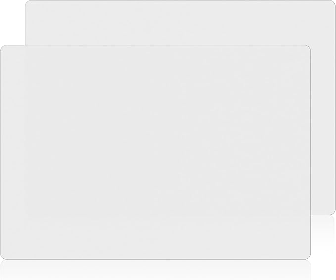 2 Pack Large Silicone Mats for Kitchen Counter, 23.62 X 15.75in Silicone Countertop Protector Mat Non-stick Baking Mat Heat Resistant Countertop Protector Pads, Translucent Placemats Easy to Clean