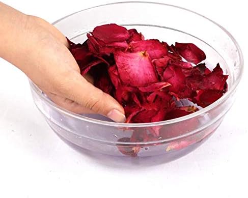 100 Grams Dried Natural Real Red Rose Petals Real Flower Rose Petals for Bath Aromatherapy Wedding Party Decoration Crafts Accessories
