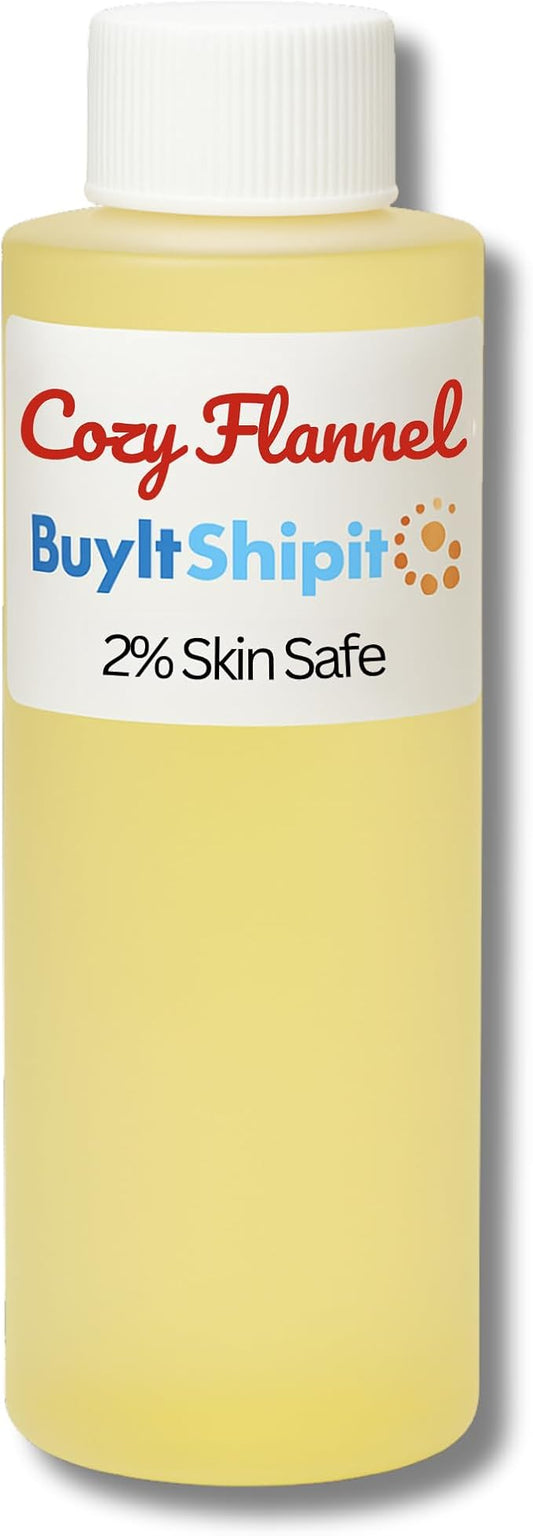 Cozy Flannel Fragrance from Our Holiday Collection - Perfect for Adding Aroma to Freshies, Candles, Soaps, and Diffusers - 8 Ounces