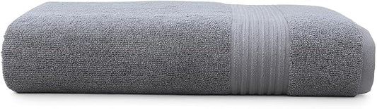 Milara Turkish Luxurious Extra Large Cotton Bath Sheet | Premium Bath Sheet Towels Ultra-Soft, Highly Absorbent, Durable | Anthracite (Dark Gray) Plush Bath Sheets, (35x70 Inches)