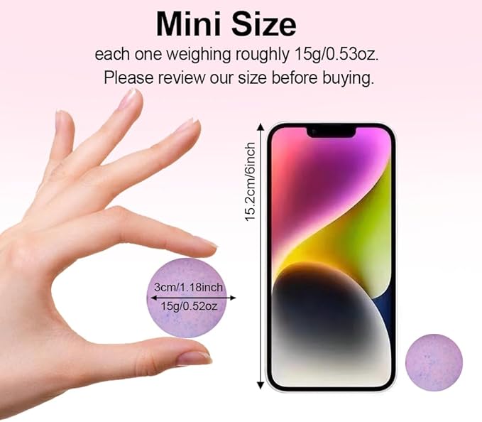 iHave Bath Bombs, 24 Pcs Mini BathBombs Gifts for Women - Perfect Bubble Bath Gift Set for Boys and Girls