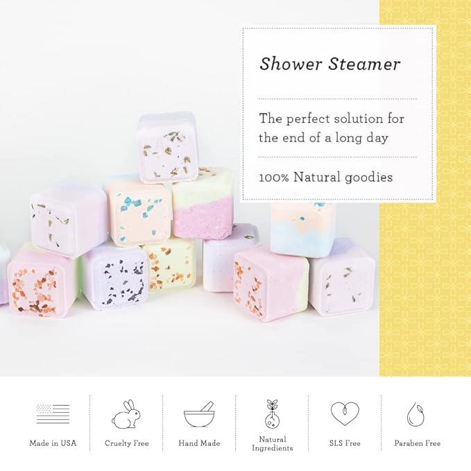 Lizush Luxury Spa Gifts for Women – 7 Piece Citrus Spa Gift Set with Candle, Gift Baskets for Women, Body Care Set for Mom, Birthday Box, Relaxation & Self Care Spa Kit for Wife – Handmade in the USA