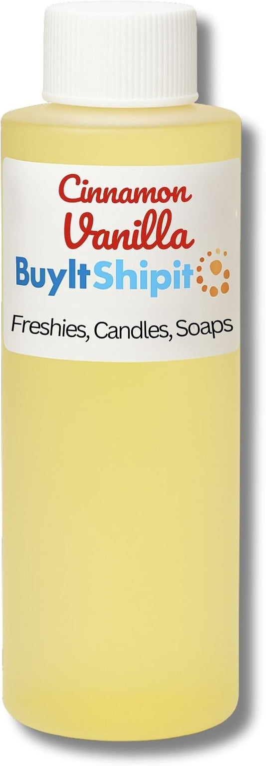 Cinnamon Vanilla Fragrance from Our Holiday Collection - Perfect for Adding Aroma to Freshies, Candles, Soaps, and Diffusers - 32 Ounces