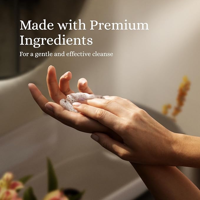 Brevä Soap Co. Monogrammed Luxury Liquid Hand Soap | Choose from Letters A to Z | Citrus Bloom Scent | Personalized Liquid Hand Wash for Bathroom & Kitchen |12 oz - Letter S (Pack of 1)