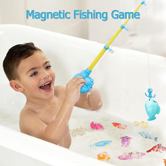 Bath Bombs for Kids with Surprise Fishing Games Inside for Girls Boys - 20 Kids Bath Bombs Gift Set, Handmade Bubble Bath Fizzes Bomb for Chrildren Birthday Christmas and Party Favor Gift for Boys