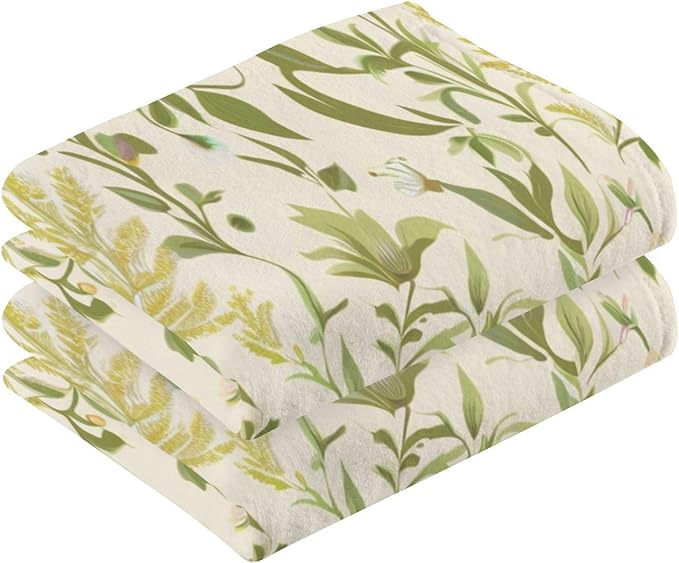 Pure Cotton,Luxury Towel Cotton Washcloth for Sensitive Skin 2 Pcs 16 x 28 in