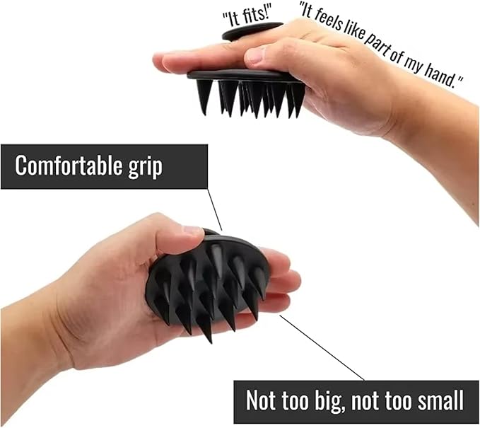 1pcs Hair Brush Scalp Massager for Hair Growth Silicone Scalp Massager Shampoo Brush Scalp Scrubber Exfoliator Tools