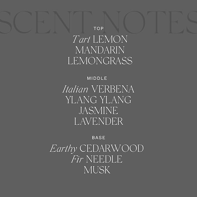 Antica Farmacista Acrylic Bath & Body Gift Set - Hand & Body Wash (10 oz), Body Moisturizer (10 oz) & Acrylic Tray - Self-Care Gift Box for Holidays, Birthdays & Housewarming - Lemon, Verbena & Cedar