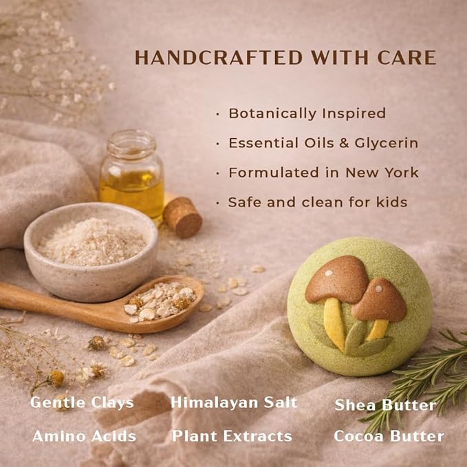 Atlasria™ Organic Bath Bombs for Women, 12 Gift Set, Large, Essential Oil, Safe Bubble Bath for Kids, Fun Bath time for Kids, Shea Butter Moisturize, Gift Ideas for Her Him, Miniature Worlds