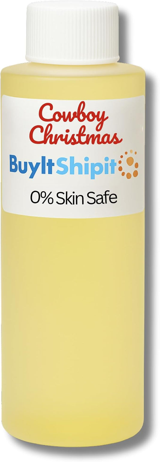 Cowboy Christmas Fragrance from Our Holiday Collection - Perfect for Adding Aroma to Freshies, Candles, Soaps, and Diffusers - 32 Ounces