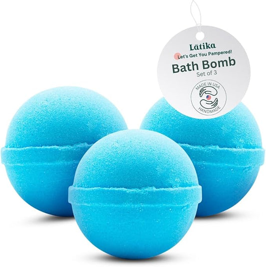 Latika Classic Bath Bomb Unicorn - Tahitian Vanilla, Candied Tonka Bean and Spun Strawberry Sugar for Skin Nourishment