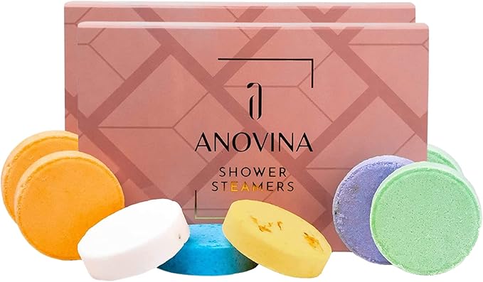 12XL Shower Steamers Aromatherapy Gift Box -Proudly Made in USA - Shower Bombs with Pure Essential Oils, Gifts for Men and Women Shower Tablets. Mothers Day Gift Idea.