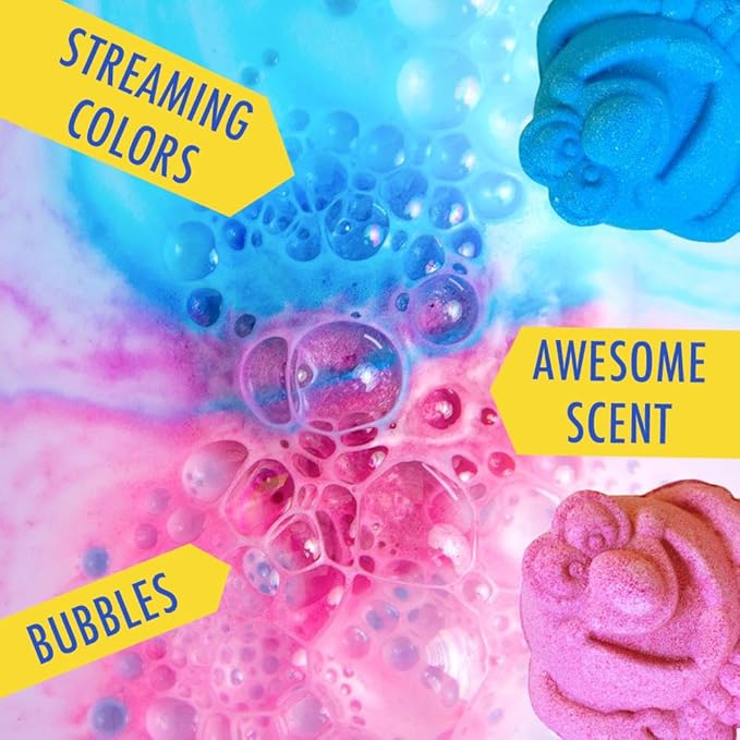 Mr. Bubble Bubbling Bath Bomb, Original Bubblegum Scent, 60 g Each, Pack of 12