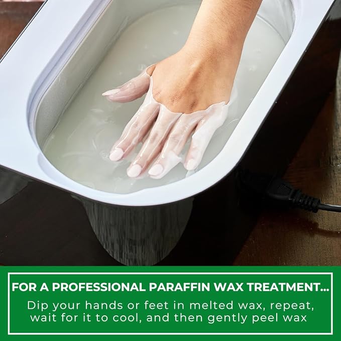 1lb Cucumber Scented Paraffin Wax, Paraffin Wax for Hand and Feet, Use with any Paraffin Wax Machine for Hand and Feet, Paraffin Wax Refills for Paraffin Baths, Parrafin Wax Blocks