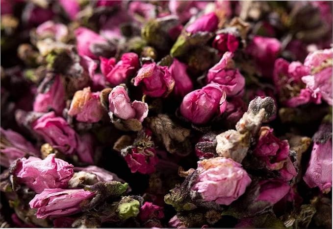 TooGet Dried Natural Flowers - Includes Red Rose, Peony Ball, Gomphrena globosa, Peach, Edible Flower Kit for Soap Making & Crafts