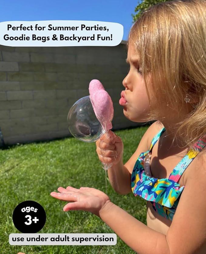 Bubble Bath Bombs for Kids – 8-Pack Heart-Shaped Lollipop Fizzies – Fruity Scents – Bubble Play for Boys & Girls – Sensitive Skin Safe – Fun Birthday Gift Set