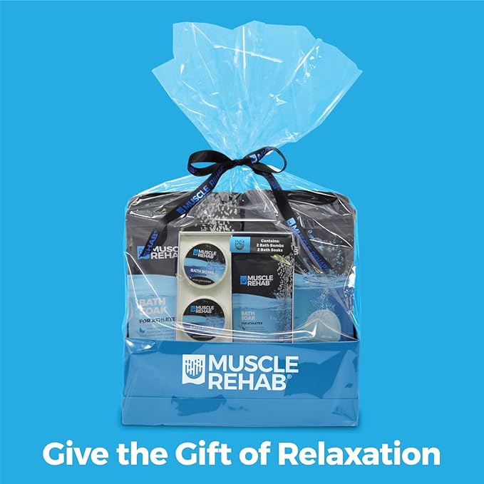 Epsom Salt Bath Bombs with Arnica: Muscle Recovery Bath Soak for Pain & Tension with Turmeric,Clary Sage, Eucalyptus| Magnesium Bath Bombs| Transdermal Bath Soak for Muscle Pain, Muscle Rehab 4 Pack