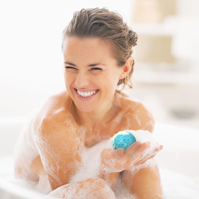 Bath Bombs Luxury Gifts Set for Women, Aromatherapy 4 oz Bubble Bath Bombs, Natural Bath Bombs for Relaxation and Stress Relief, Birthday Gifts, Calming Spa Essentials, Perfect Bath Gifts by rengöra