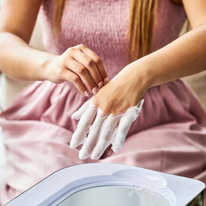 1lb Peppermint Scented Paraffin Wax, Paraffin Wax for Hand and Feet, Use with any Paraffin Wax Machine for Hand and Feet, Paraffin Wax Refills for Paraffin Baths, Parrafin Wax Blocks