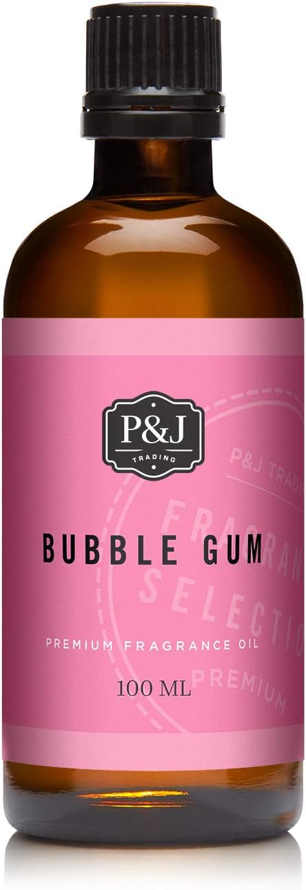 P&J Trading - Bubble Gum Scented Oil 100ml - Fragrance Oil for Candle Making, Soap Making, Diffuser Oil