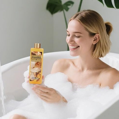 Cozy Vanilla Gifts for Women Spa Basket, High Heel Bath Set with Bubble Bath & Shea Butter, Christmas Birthday Gifts for Mom, Her, Best Friend