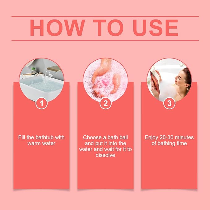 Christmas Bath Bombs Set | Luxury Fizzing Bubbles Ball with Long-Lasting Fragrance & Moisturizing Oils | Plant-Based Skin Cleanse for Women & Men