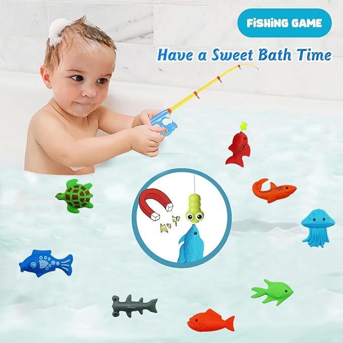 Bath Bombs for Kids with Surprise Fishing Games Inside for Girls Boys - 20 Kids Bath Bombs Gift Set, Handmade Bubble Bath Fizzes Bomb for Chrildren Birthday Christmas and Party Favor Gift for Boys