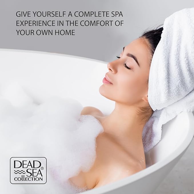 Dead Sea Collection Bath Salts with Eucalyptus – Pure Dead Sea Salt and Eucalyptus Oil - Nourishing Soothing and Relaxing Skin and Muscle – 34.2 Oz