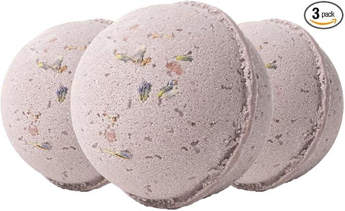 PACHA SOAP Co. Froth Bath Bomb, 3-Pack - Scents of French Lavender, Nourishing, Moisturizing, Naturally Derived & Handcrafted in The USA