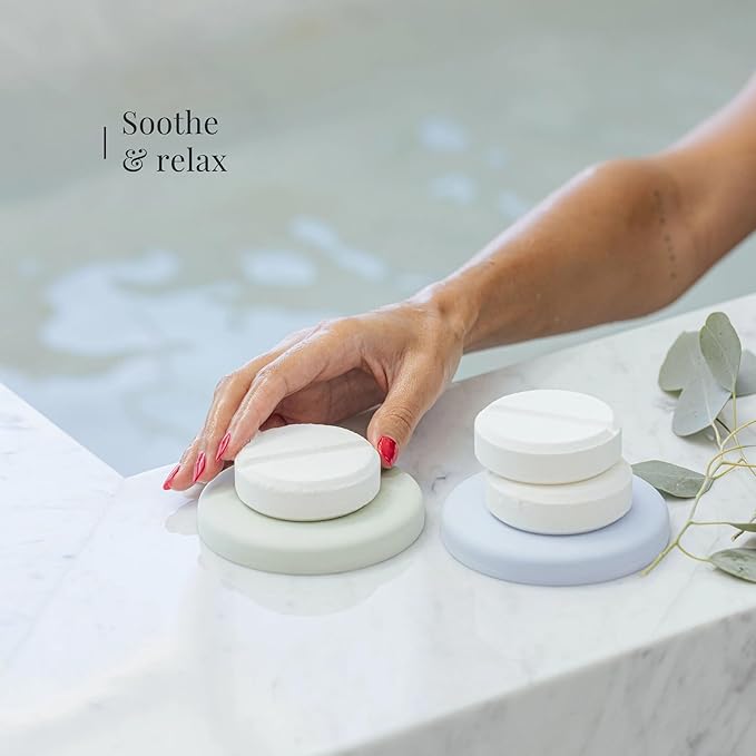 Onsen Bath Tablets 3-Pack: Japanese Hot Spring Minerals from Kinugawa, Relieve Stress, Soothe Muscles, Restore Energy, Detox & Hydrate Skin, Spa Bath Soak Tablets for Relaxation