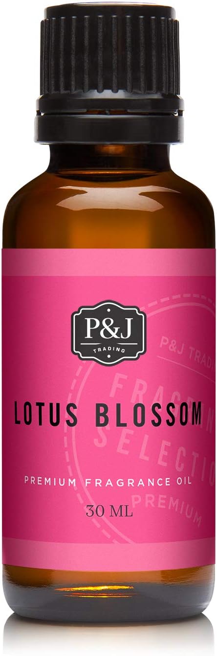 P&J Fragrance Oil | Lotus Blossom Oil 30ml - Candle Scents for Candle Making, Freshie, Soap Making Supplies, Diffuser Oil Scents