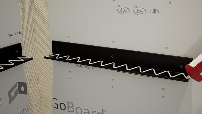 The Original Granite Bracket-The Original (32x32) Corner Shower Bench Kit with GoBoard- Shower Bench,Bench Seat, DIY Shower Benches,Bathroom Décor, Space Efficiency, Luxurious Feel,1 Count