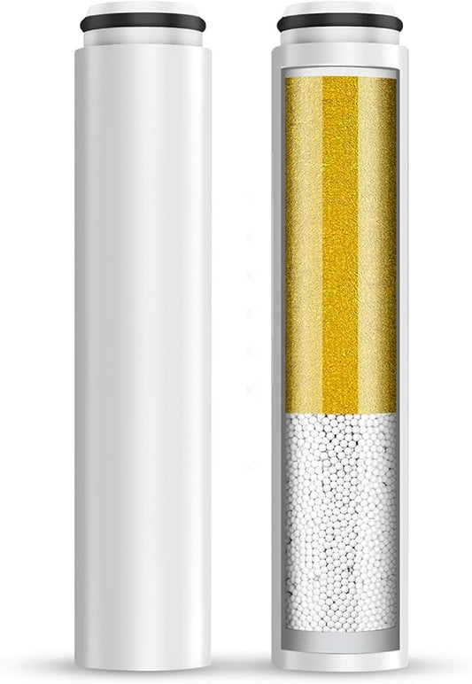 Cobbe 2 Pack Replacement Filters for Handheld Shower Head - UPGRADE FILTERING DURATION - Remove Chlorine - Reduces Dry Itchy Skin