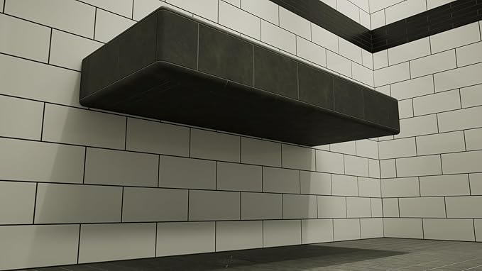 Floating Shower Bench Kit with GoBoard® - Original Shower Bench Bracket® (84")-Ideal for New Constructions, Bathroom Reno's, Shower Projects, Shower Bench Kits