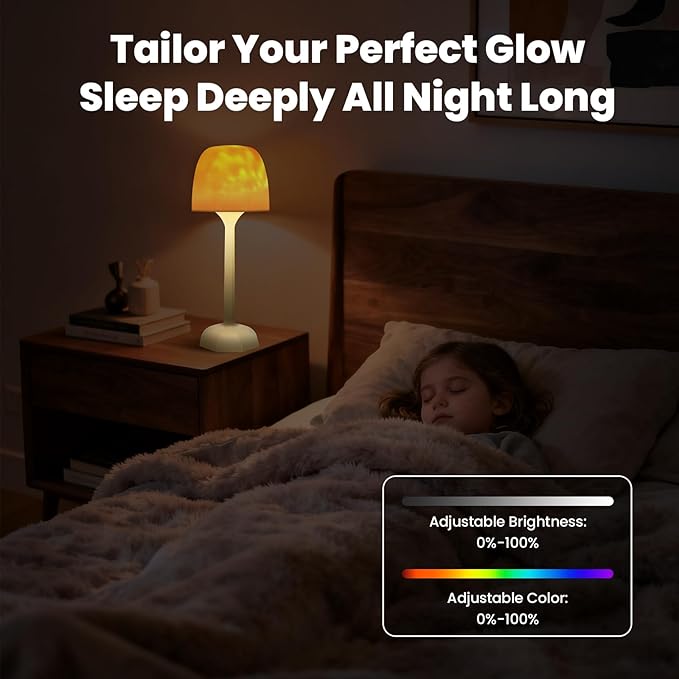 4 in 1 Shower Lamp Waterproof Bathroom Lamp Ocean Wave Projector Light Northern Galaxy Light 16 Color Rechargeable Remote Control lumena Lamps for Inside Shower/Bathtub