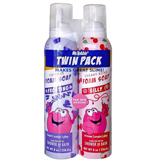B'ubble Foam Soap Twin Pack, Rotating Colors and Scents, 8 oz (Pack of 02)